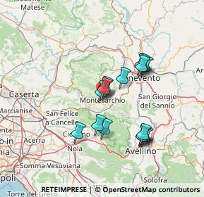 Mappa Leonida bissolati, 82016 Montesarchio BN, Italia (12.682)