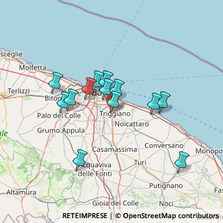 Mappa Complanare s.s. 100 km 7+900 Bari BA IT, 70019 Triggiano BA, Italia (12.89231)