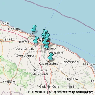 Mappa Complanare s.s. 100 km 7+900 Bari BA IT, 70019 Triggiano BA, Italia (7.29385)