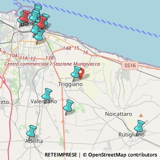 Mappa Via Lame, 70019 Triggiano BA, Italia (7.20533)
