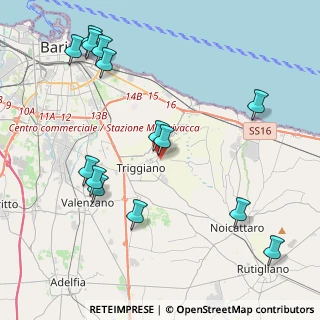 Mappa Via Lame, 70019 Triggiano BA, Italia (5.26286)