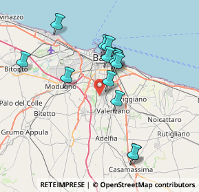 Mappa Strada Fondo Capillo del Campo, 70129 Bari BA, Italia (7.12214)