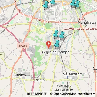 Mappa Strada Fondo Capillo del Campo, 70129 Bari BA, Italia (3.41727)
