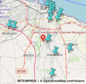 Mappa Str. Fondo Capillo del Campo, 70129 Bari BA, Italia (5.275)