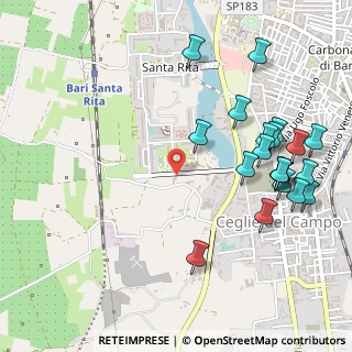 Mappa Str. Fondo Capillo del Campo, 70129 Bari BA, Italia (0.656)