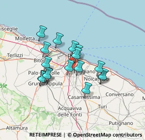 Mappa Strada Fondo Capillo del Campo, 70129 Bari BA, Italia (11.63)