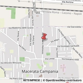 Mappa Via matteotti 62, 81047 Macerata Campania, Caserta (Campania)