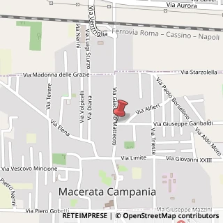 Mappa Via Giacomo Matteotti, 56, 81047 Macerata Campania, Caserta (Campania)