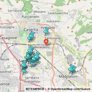 Mappa Via Roberto Rossellini, 81100 Caserta CE, Italia (2.49667)
