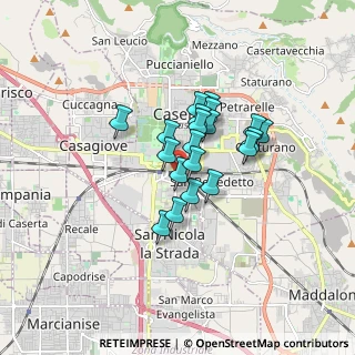 Mappa Viale della Resistenza, 81100 Caserta CE, Italia (1.2185)