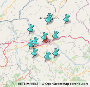 Mappa A16 Napoli - Canosa, 83035 Grottaminarda AV, Italia (6.06545)