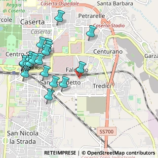 Mappa Via Torretta, 81100 Caserta CE, Italia (1.284)