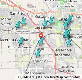 Mappa Via Firenze, 81020 Recale CE, Italia (2.26357)