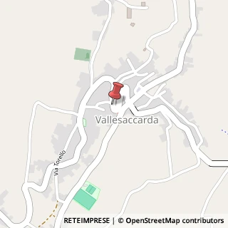 Mappa Via Francesco Tedesco,  71, 83050 Vallesaccarda, Avellino (Campania)
