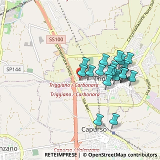 Mappa Via Fringuello, 70019 Triggiano BA, Italia (0.9475)