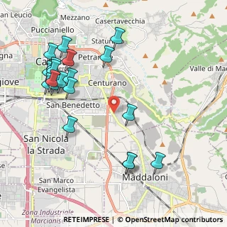 Mappa Viale Sossietta Scialla, 81100 Caserta CE, Italia (2.52)