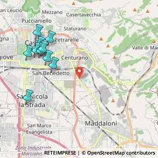 Mappa Via Maddaloni Caprio, 81100 Caserta CE, Italia (2.76167)
