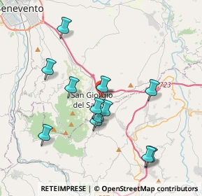 Mappa SS7, 82018 Calvi BN, Italia (3.89833)