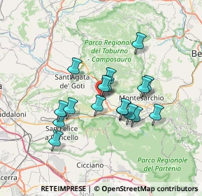 Mappa Via Dante Alighieri, 82011 Airola BN, Italia (6.04412)