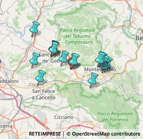 Mappa Via Dante Alighieri, 82011 Airola BN, Italia (6.01333)