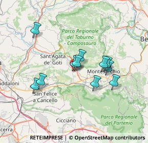 Mappa Via Dante Alighieri, 82011 Airola BN, Italia (6.31091)