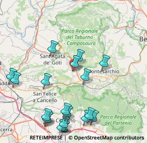 Mappa Via Dante Alighieri, 82011 Airola BN, Italia (10.7965)