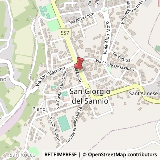 Mappa Viale Spinelli, 39, 82018 San Giorgio del Sannio, Benevento (Campania)