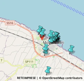 Mappa Via Eugenio Montale, 70042 Mola di Bari BA, Italia (1.2745)