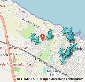 Mappa Via Eugenio Montale, 70042 Mola di Bari BA, Italia (0.555)