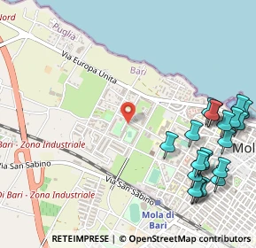 Mappa Via Eugenio Montale, 70042 Mola di Bari BA, Italia (0.7555)