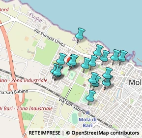 Mappa Via Eugenio Montale, 70042 Mola di Bari BA, Italia (0.378)