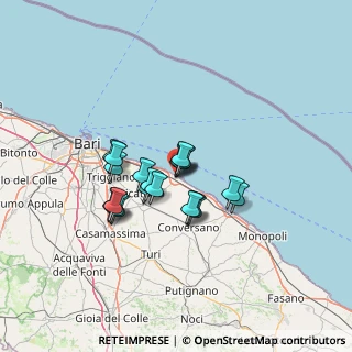 Mappa Corso Italia, 70042 Mola di Bari BA, Italia (10.3475)