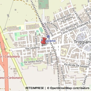 Mappa Via casalino giovanni 145, 70019 Triggiano, Bari (Puglia)