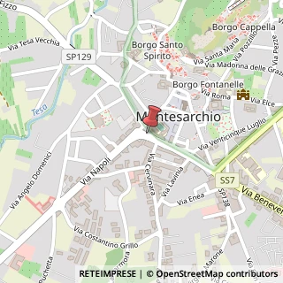 Mappa Piazza Carlo Poerio, 19, 82016 Montesarchio, Benevento (Campania)