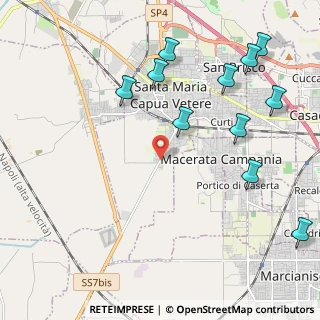 Mappa Via Napoli VI vico n, 81055 Santa Maria Capua Vetere CE, Italia (2.73909)