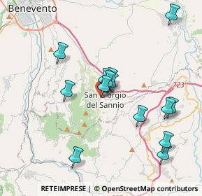 Mappa Via San Giacomo, 82018 San Giorgio del Sannio BN, Italia (3.85429)