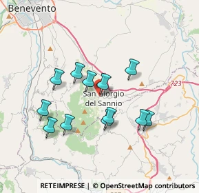 Mappa Via San Giacomo, 82018 San Giorgio del Sannio BN, Italia (3.3825)