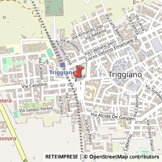 Mappa Via Filippo Turati, 3, 70019 Triggiano, Bari (Puglia)