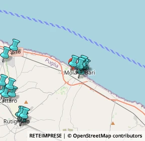 Mappa Via Moro, 70042 Mola di Bari BA, Italia (5.747)