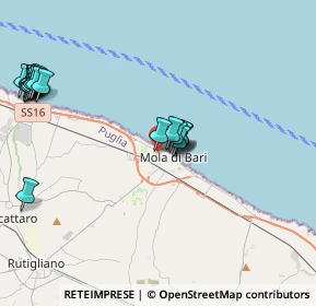 Mappa Via Moro, 70042 Mola di Bari BA, Italia (5.0805)