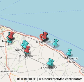 Mappa Via Moro, 70042 Mola di Bari BA, Italia (8.338)