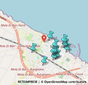 Mappa Via Moro, 70042 Mola di Bari BA, Italia (0.83929)