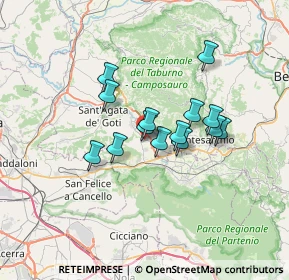 Mappa Via Sannita, 82011 Airola BN, Italia (5.33143)