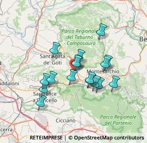 Mappa Via Sannita, 82011 Airola BN, Italia (6.06588)