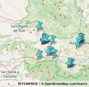 Mappa Via Sannita, 82011 Airola BN, Italia (3.4445)