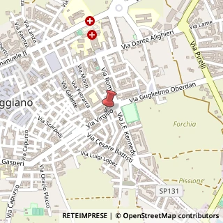 Mappa Via Virgilio, 43, 70019 Triggiano, Bari (Puglia)