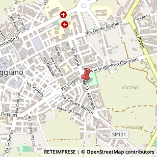 Mappa Via John Fitzgerald Kennedy, 24-26, 70019 Triggiano, Bari (Puglia)