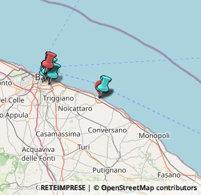 Mappa Via del Trabaccolo, 70042 Mola di Bari BA, Italia (16.6005)