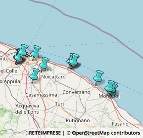 Mappa Via del Trabaccolo, 70042 Mola di Bari BA, Italia (17.38267)