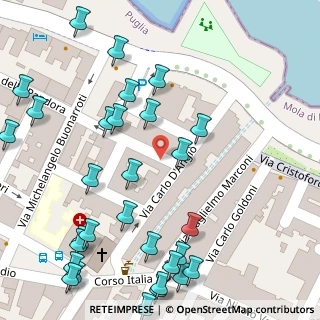 Mappa Piazza Marinai D'Italia, 70042 Mola di Bari BA, Italia (0.08333)